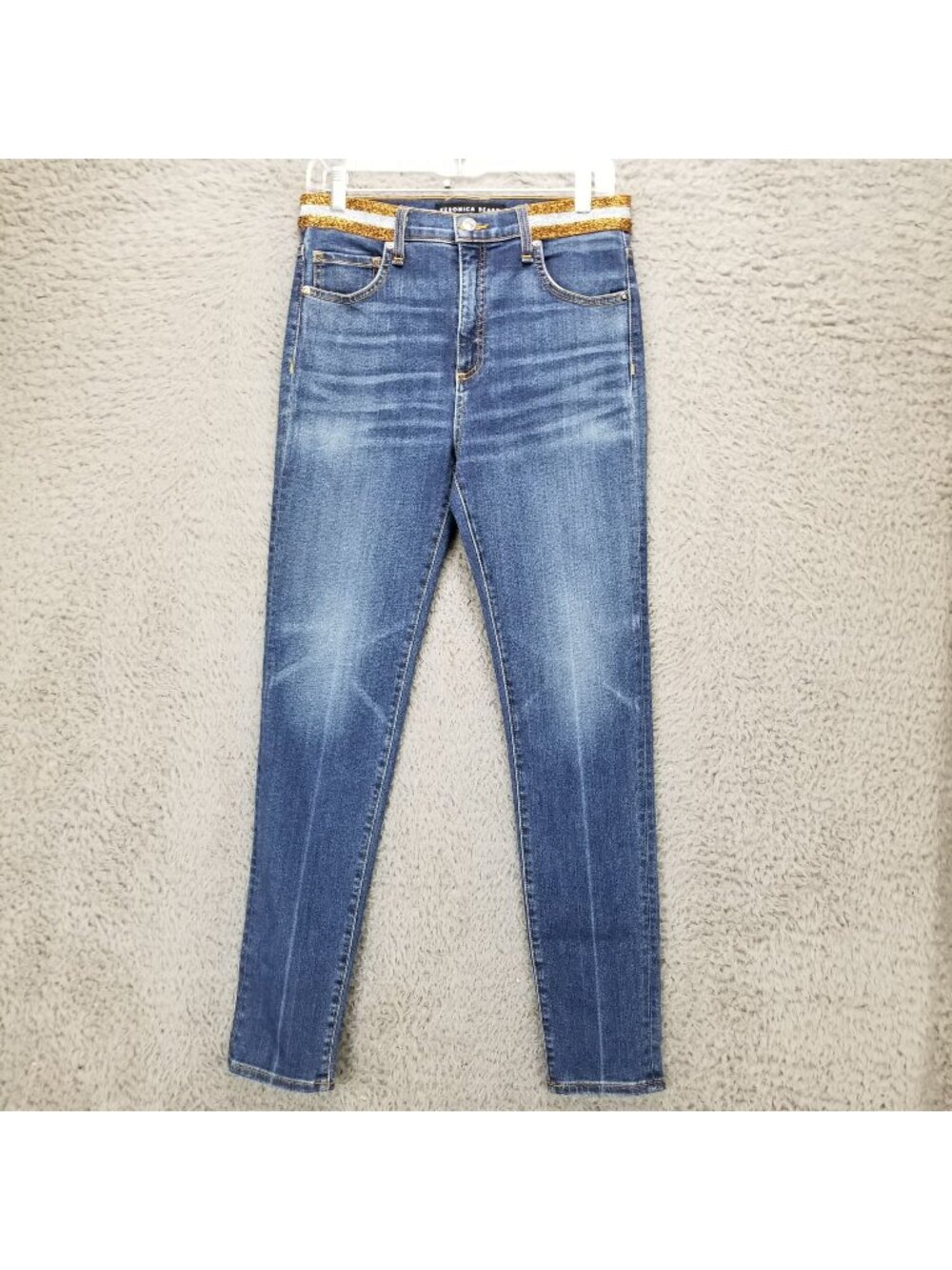 Veronica Beard Jeans Women 29 Blue Kate Stretch Denim Skinny *Read*